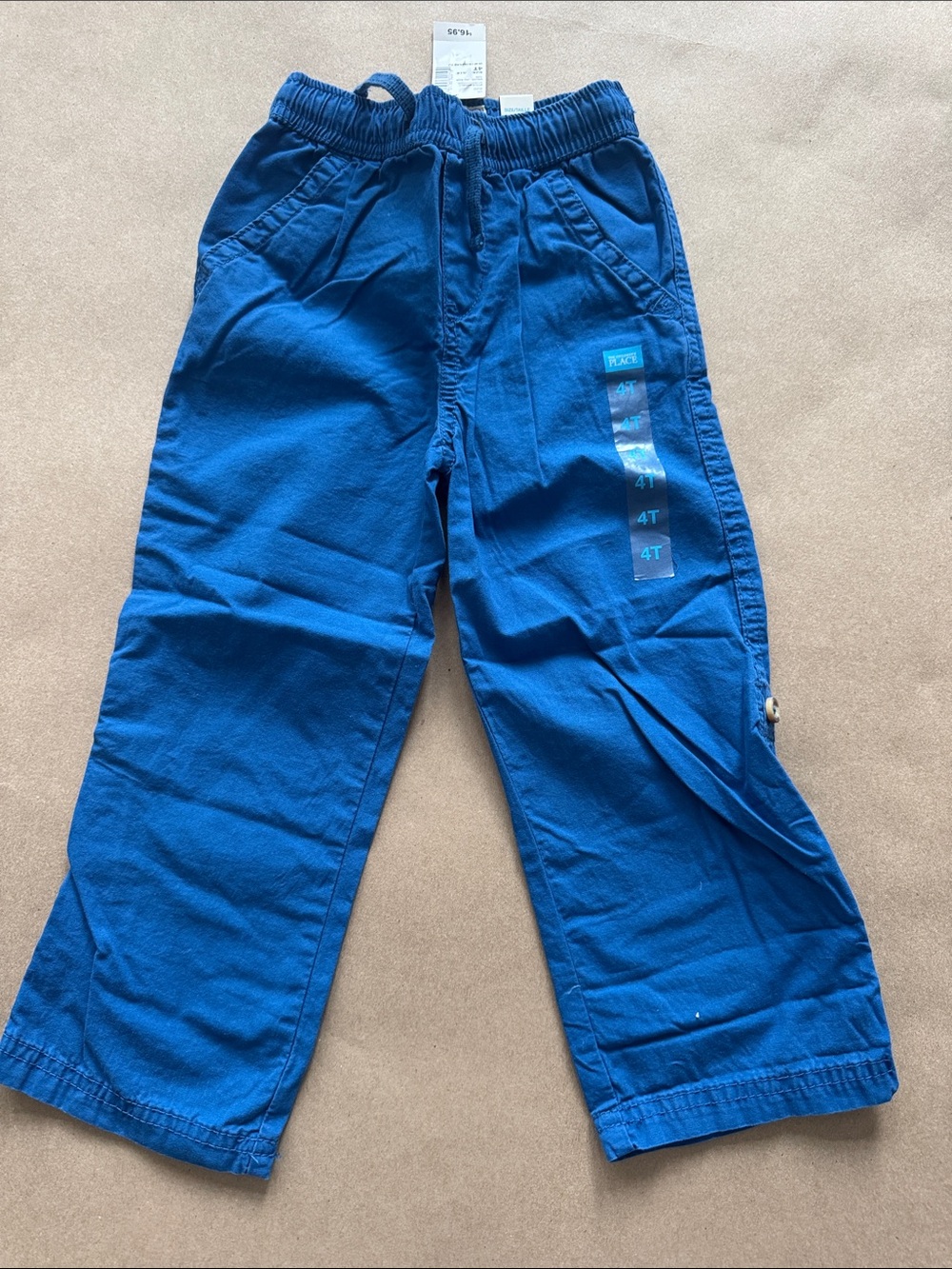 The Children's Place Blue Pull-On Cargo bottom